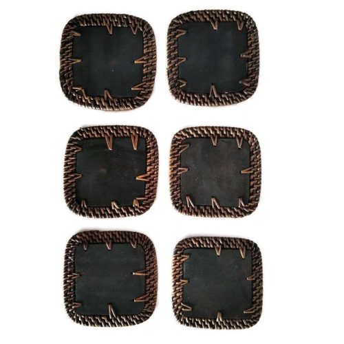 Poháralátét szett fekete