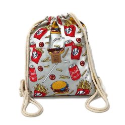 Utcai tornazsák, hamburgeres