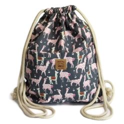 Utcai tornazsák, szürke alapon lámák 