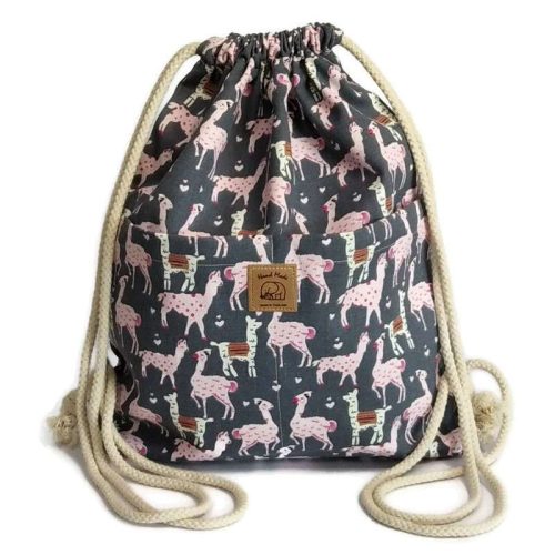 Utcai tornazsák, szürke alapon lámák 