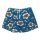 Női rövidnadrág Hawaii mintás 4. türkizkék M