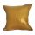 Díszpárnahuzat "M", baracksárga-aranyszínű