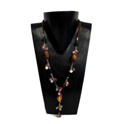 Nyaklánc, női, "datolya" gyöngyökkel