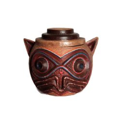 Jávai kerámia cicafej tároló