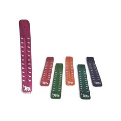   Fa füstölőtartó "sítalp" rózsaszín, festett elefánt motívummal