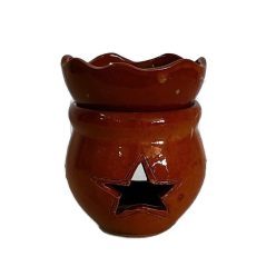   Párologtató, aromalámpa illóolajhoz, öblös holdas narancs