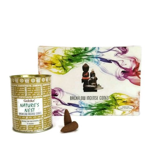 Goloka Nature's Nest visszaáramló kúpfüstölő