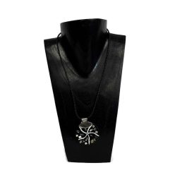 Nyaklánc, női, kagyló és műgyanta medállal 3.