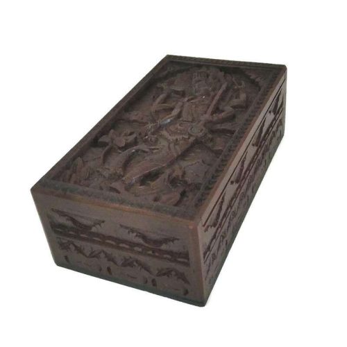 Műgyanta doboz, Síva ábrázolásos