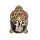 Buddha fej barna-arany "S" 