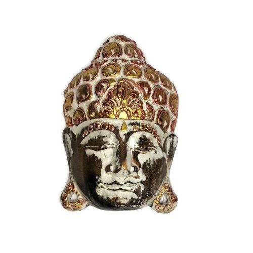 Buddha fej barna-arany "S" 