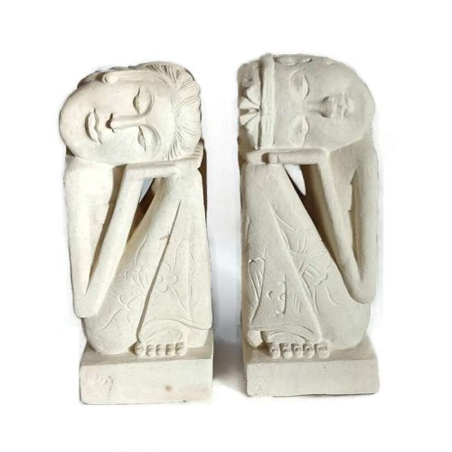 Homokkő szobor, indonéz táncos pár "B"