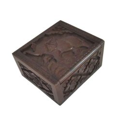 Műgyanta doboz, elefántos