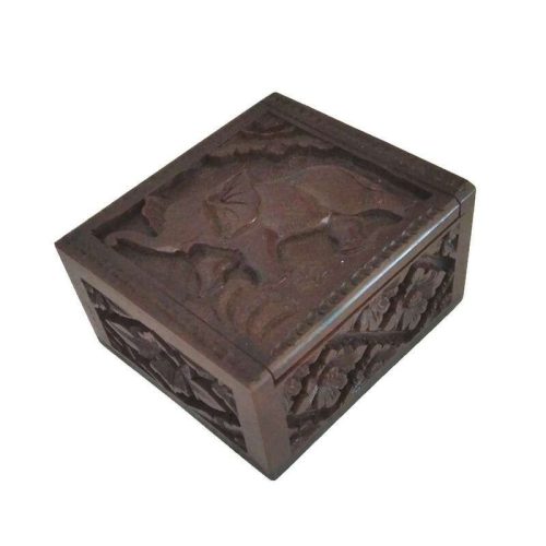 Műgyanta doboz, elefántos