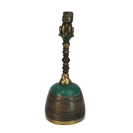 Tibeti csengő/Banggood bronzból majommal 16cm
