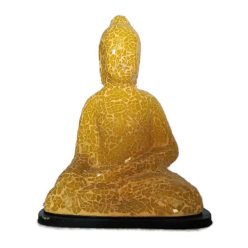 Üvegmozaik lámpabúra, Buddha sárga