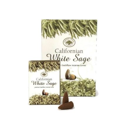 Green Tree Californian White Sage visszaáramló kúpfüstölő