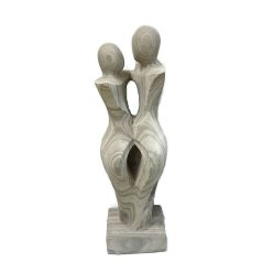 Homokkő szobor, absztrakt pár